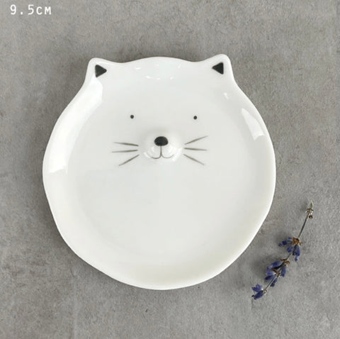 Cat trinket dish