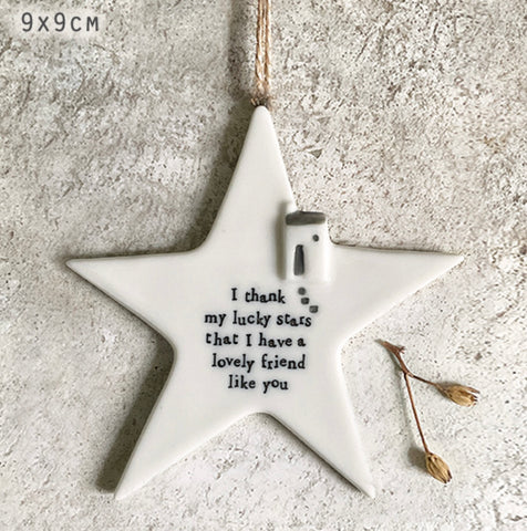 I think my lucky stars