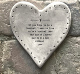 Live to be a hundred heart