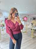 Keira cross over jumper *PRE ORDER 22/10 despatch date*