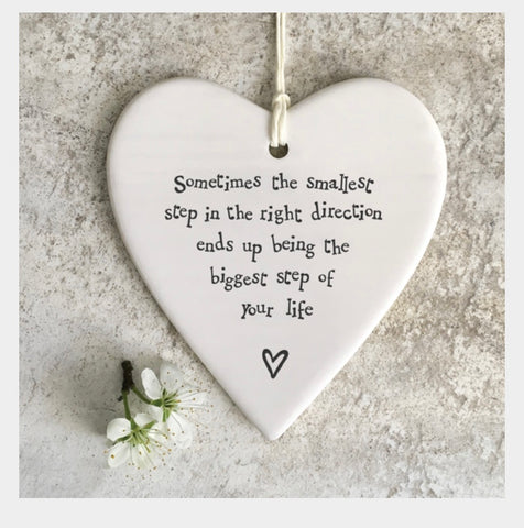 Sometimes the smallest step